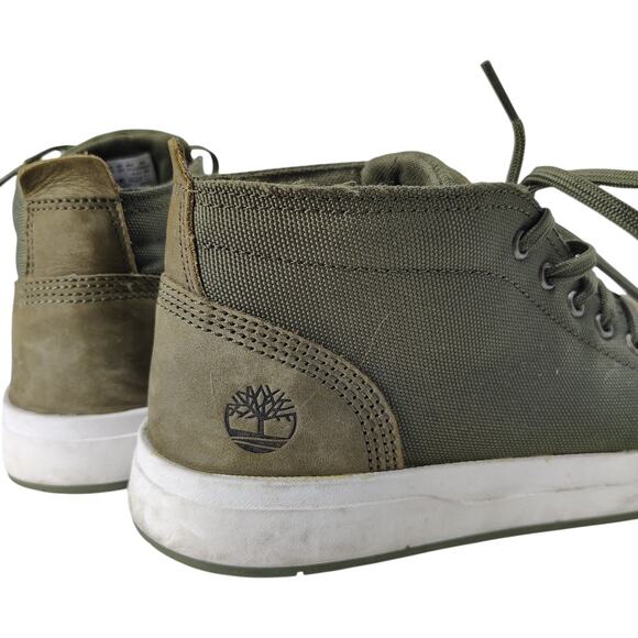 Timberland Groveton Chukka A1GIF Olive Green Nubuck Men 9M US Good Condition